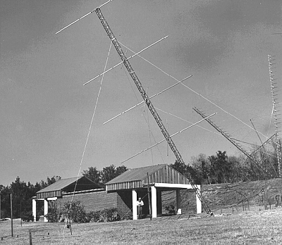 Antenna Farm at Teaching Observatory (c. 1955)