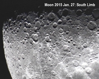 Moon Detail of South Limb(click to enlarge)