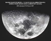 First Quarter Moon (click to enlarge)
