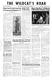Wildcat's Roar, pg. 1 - pdf file