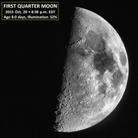 First Quarter Moon (click to enlarge)