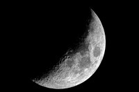 Nearing First Quarter Moon