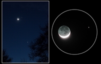 Moon-Jupiter-Venus Triangle