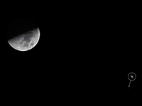 Moon with Saturn Moon with Saturn