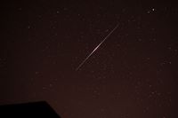 Bright Iridium Flare (click to enlarge)